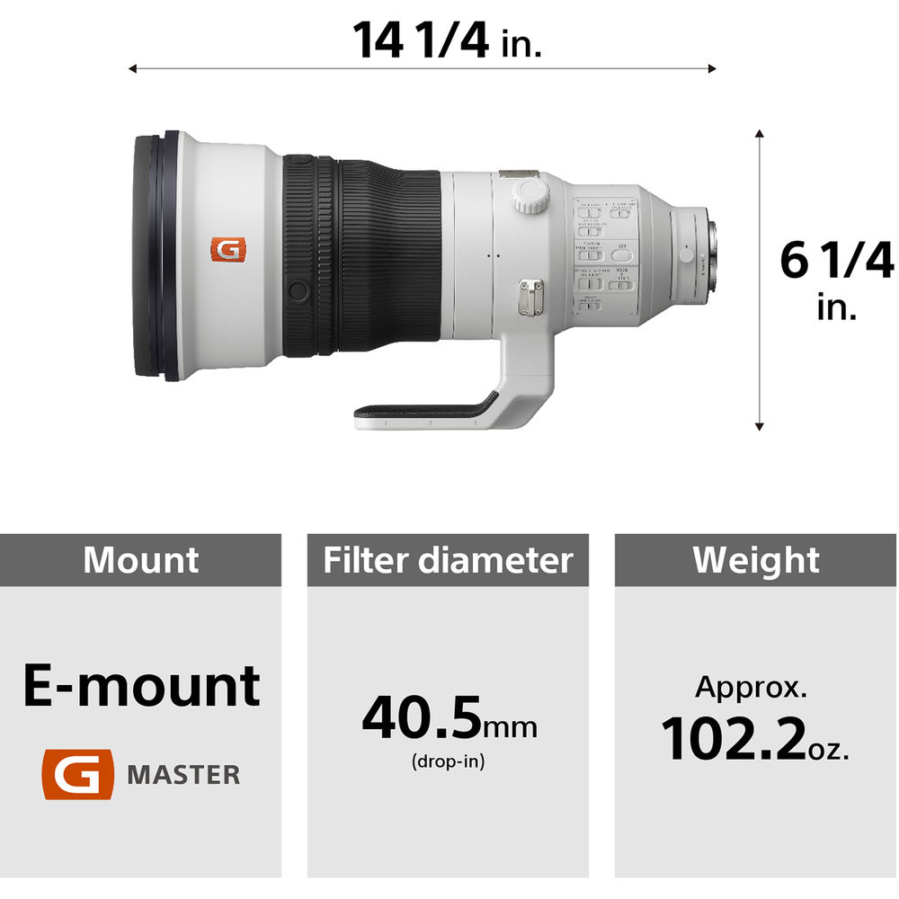 Sony FE 400mm f/2.8 GM OSS - 10